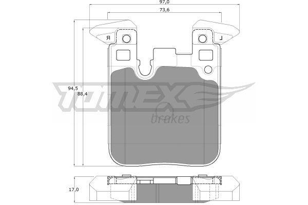 TOMEX BRAKES Jarrupala, levyjarru TX 18-47